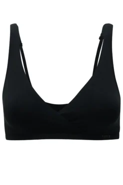 Women's Cross Front Bralette in Midnight