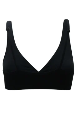 Women's Cross Front Bralette in Midnight