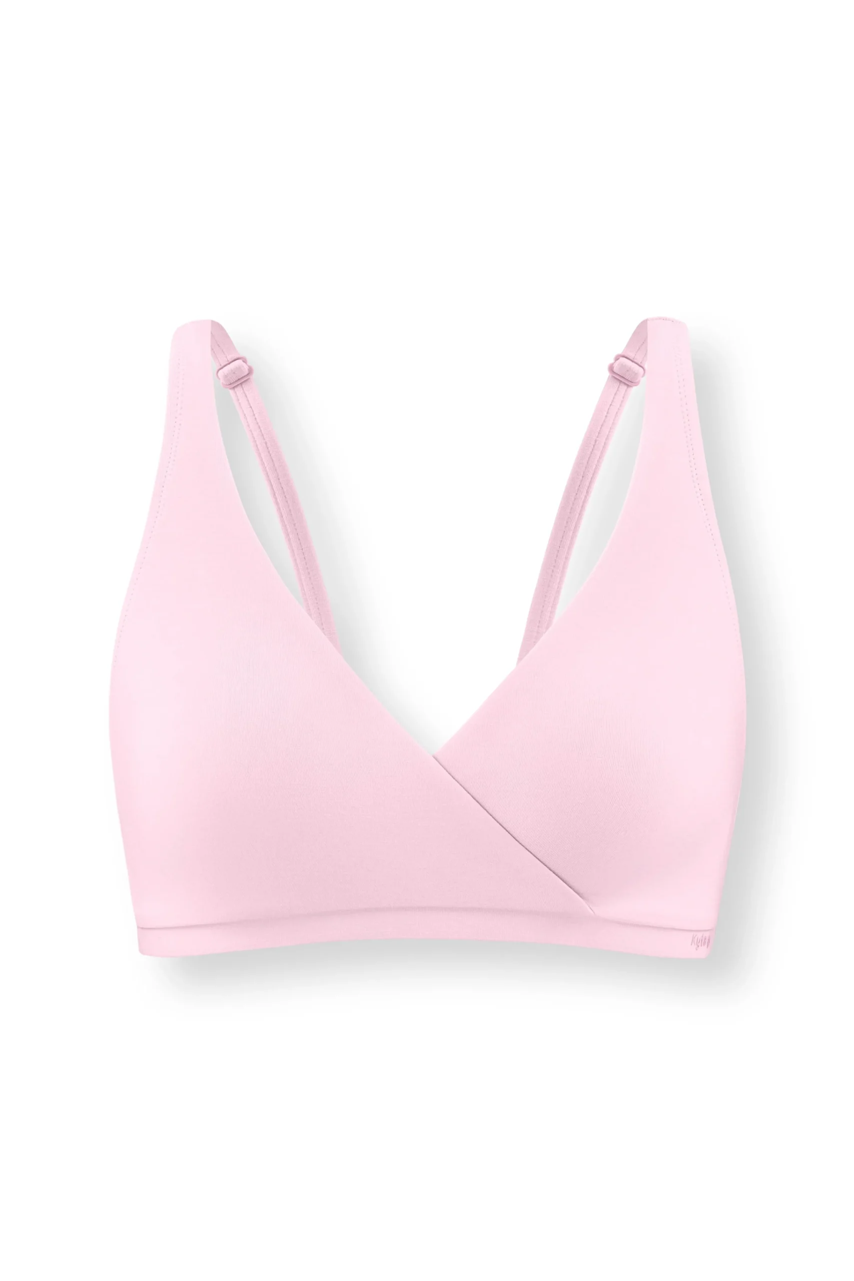 Women's Cross Front Bralette in Peony
