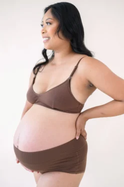 Women's High-Waisted Brief in Toffee