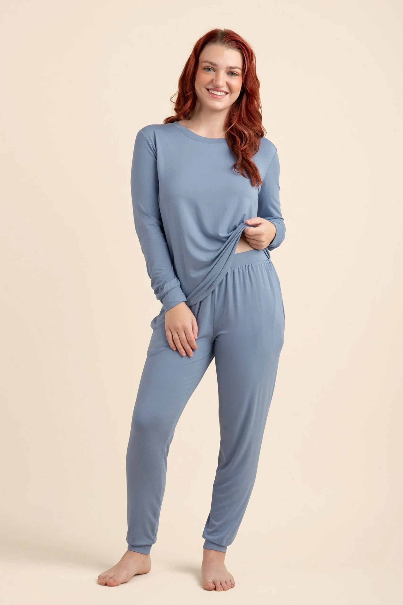 Women's Jogger Pajama Set in Slate