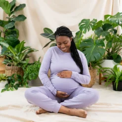 Women's Jogger Pajama Set in Taro