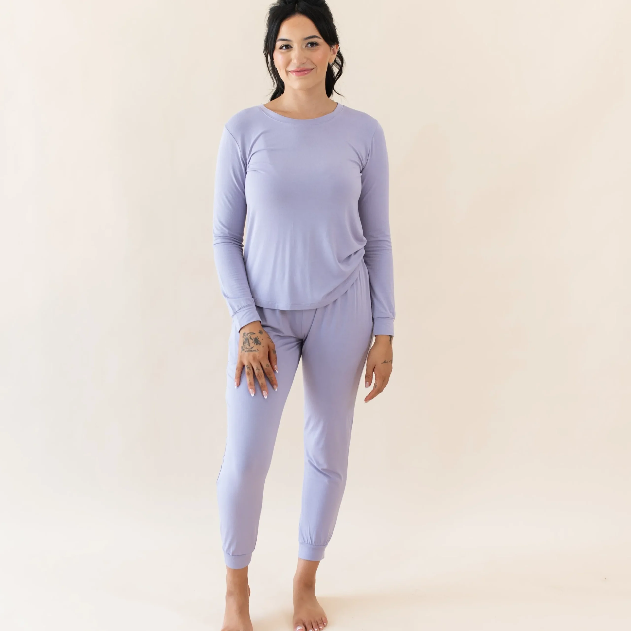 Women's Jogger Pajama Set in Taro
