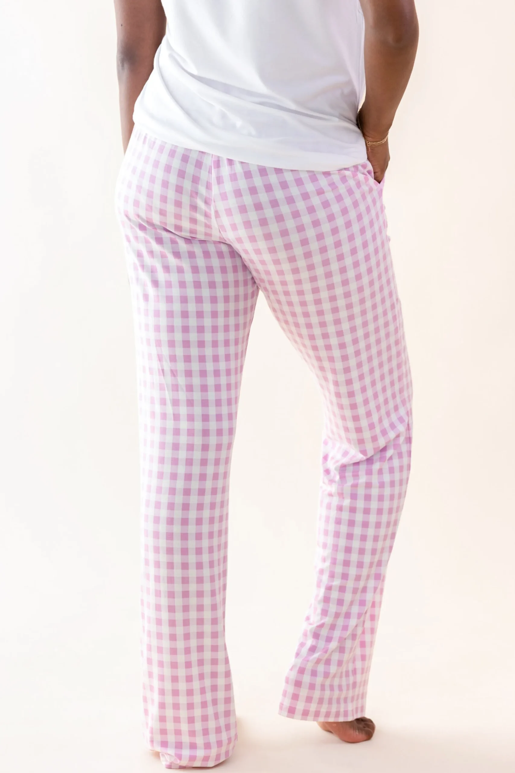 Women's Lounge Pants in Gingham Thistle