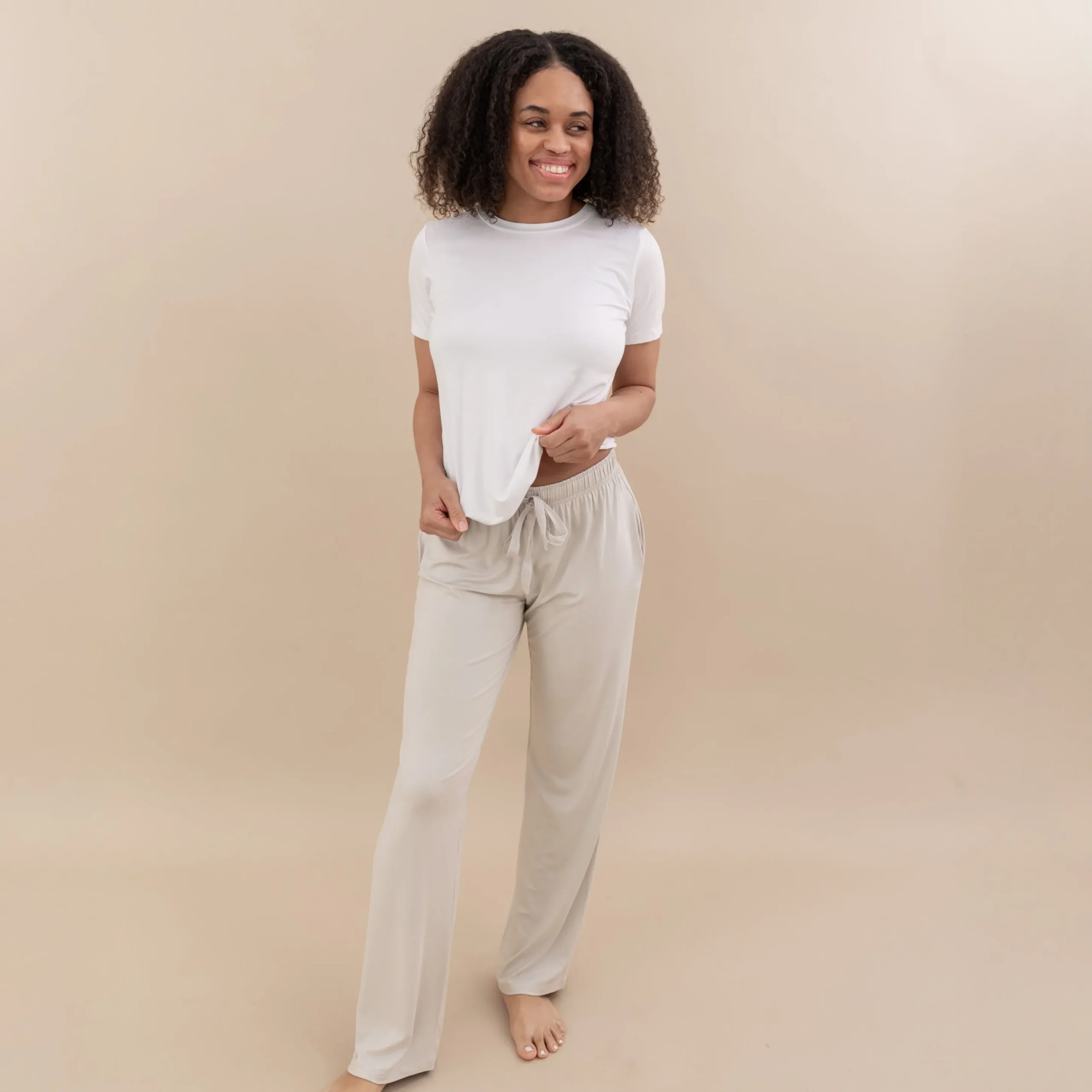 Women's Lounge Pants in Oat