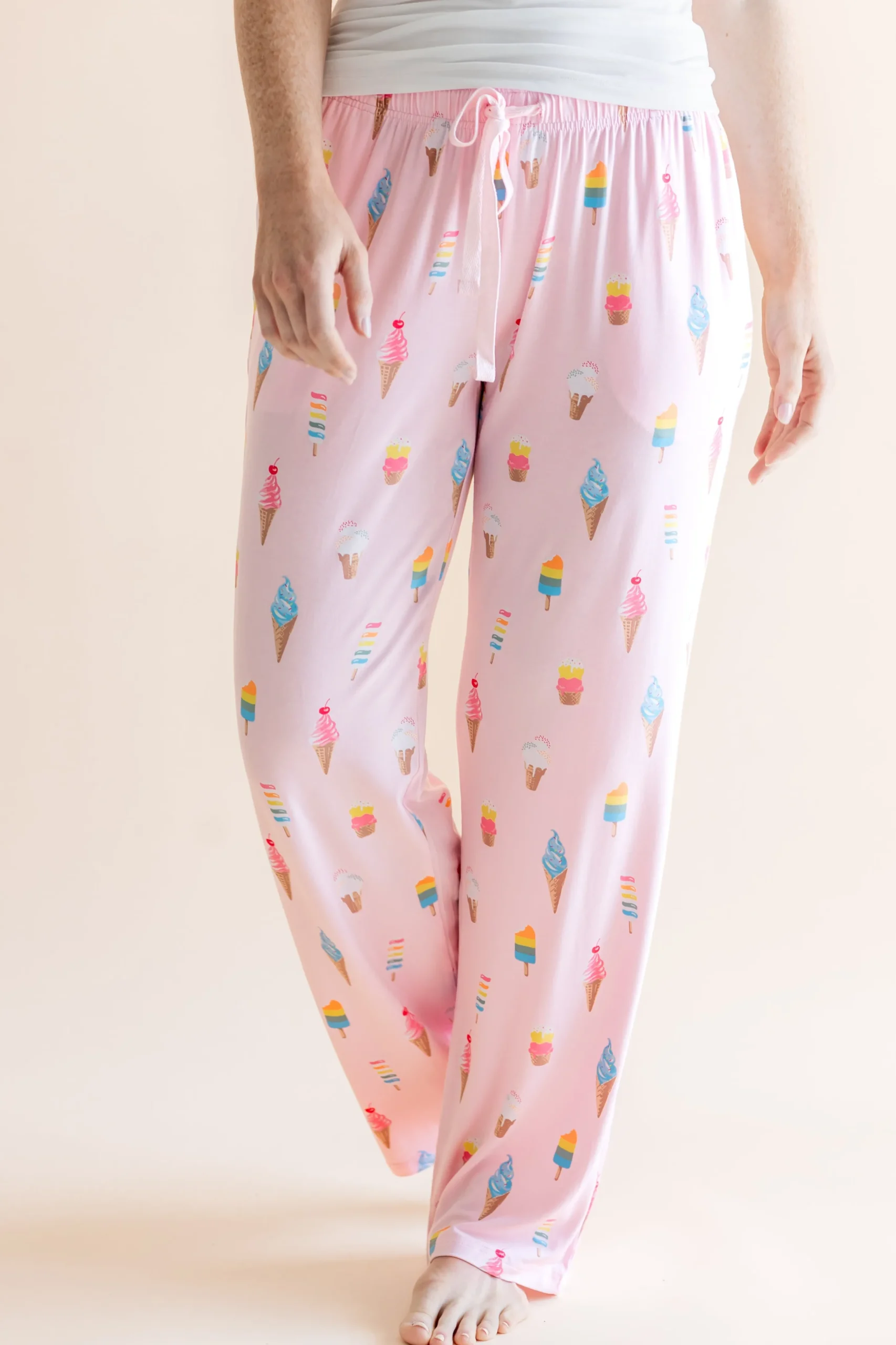 Women's Lounge Pants in Sakura Ice Cream