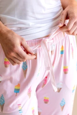 Women's Lounge Pants in Sakura Ice Cream