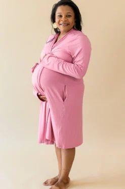 Women’s Lounge Robe in Apple Blossom