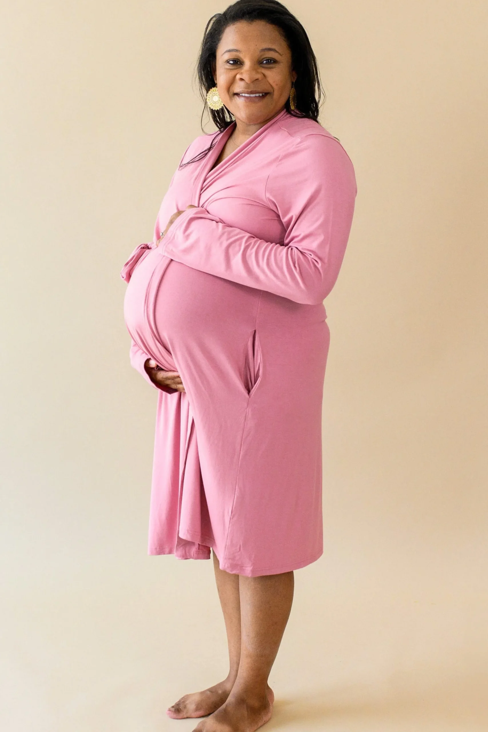 Women’s Lounge Robe in Apple Blossom