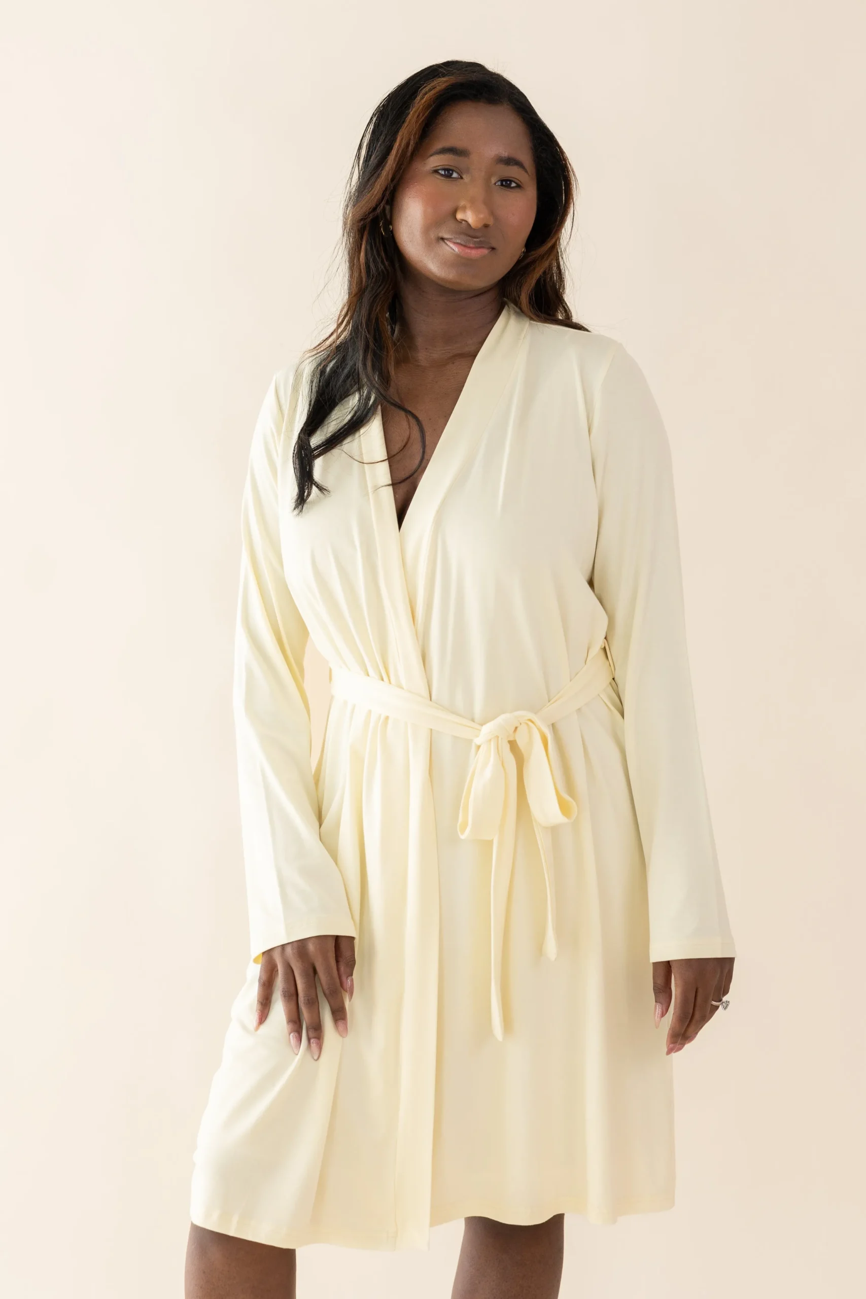 Women's Lounge Robe in Chamomile