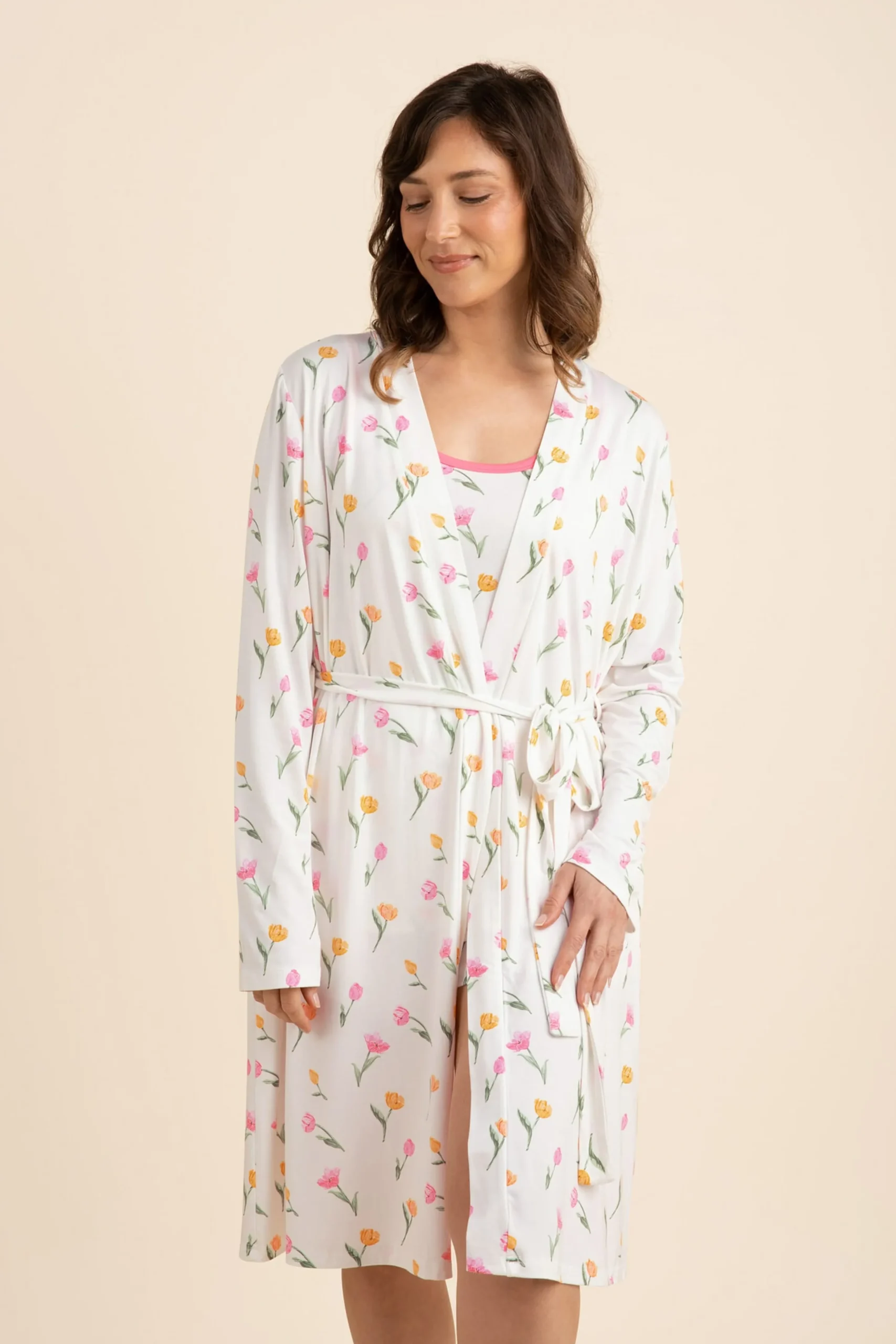 Women's Lounge Robe in Tulip