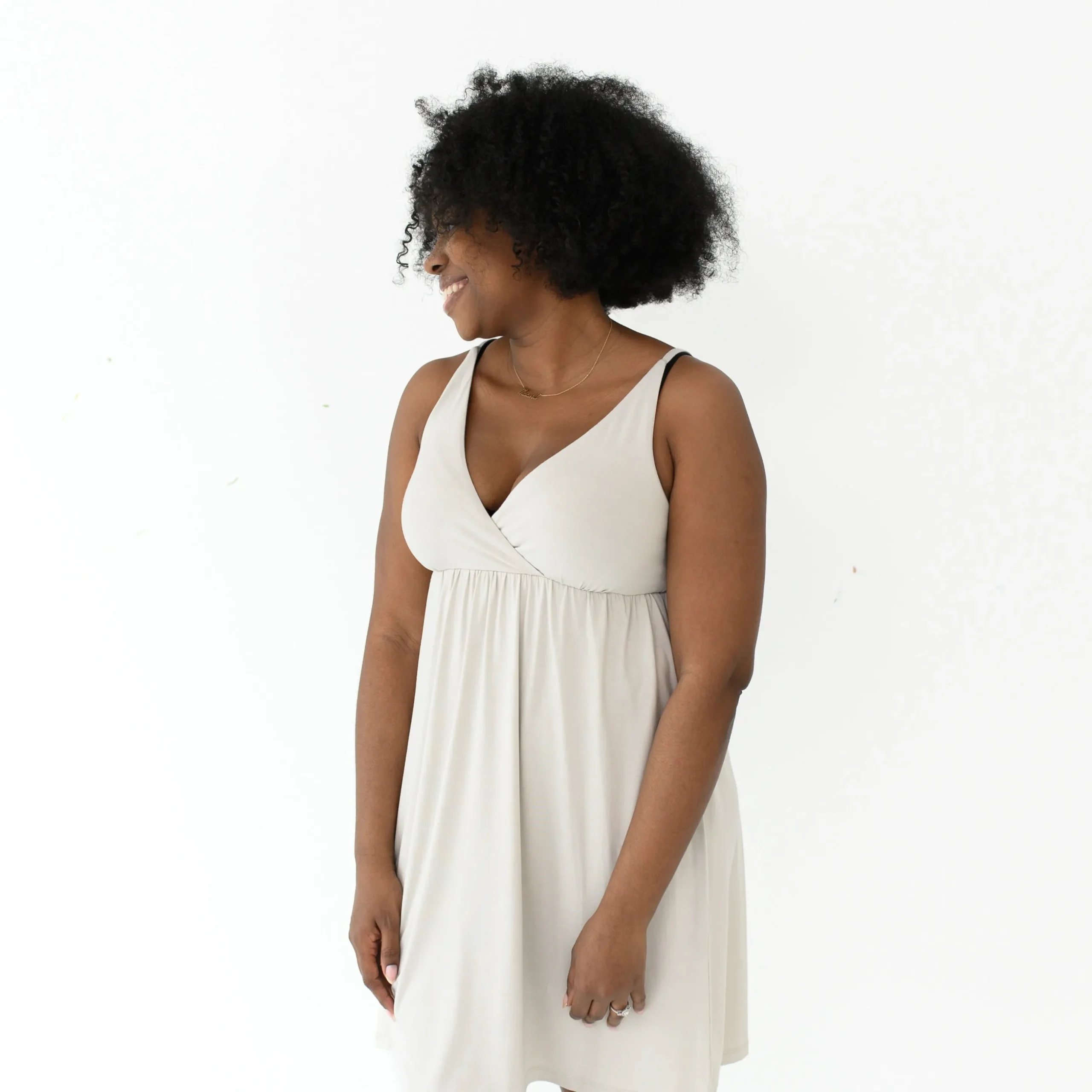 Women's Nightgown in Oat