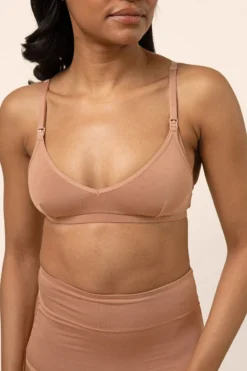 Women's Nursing Bra in Latte
