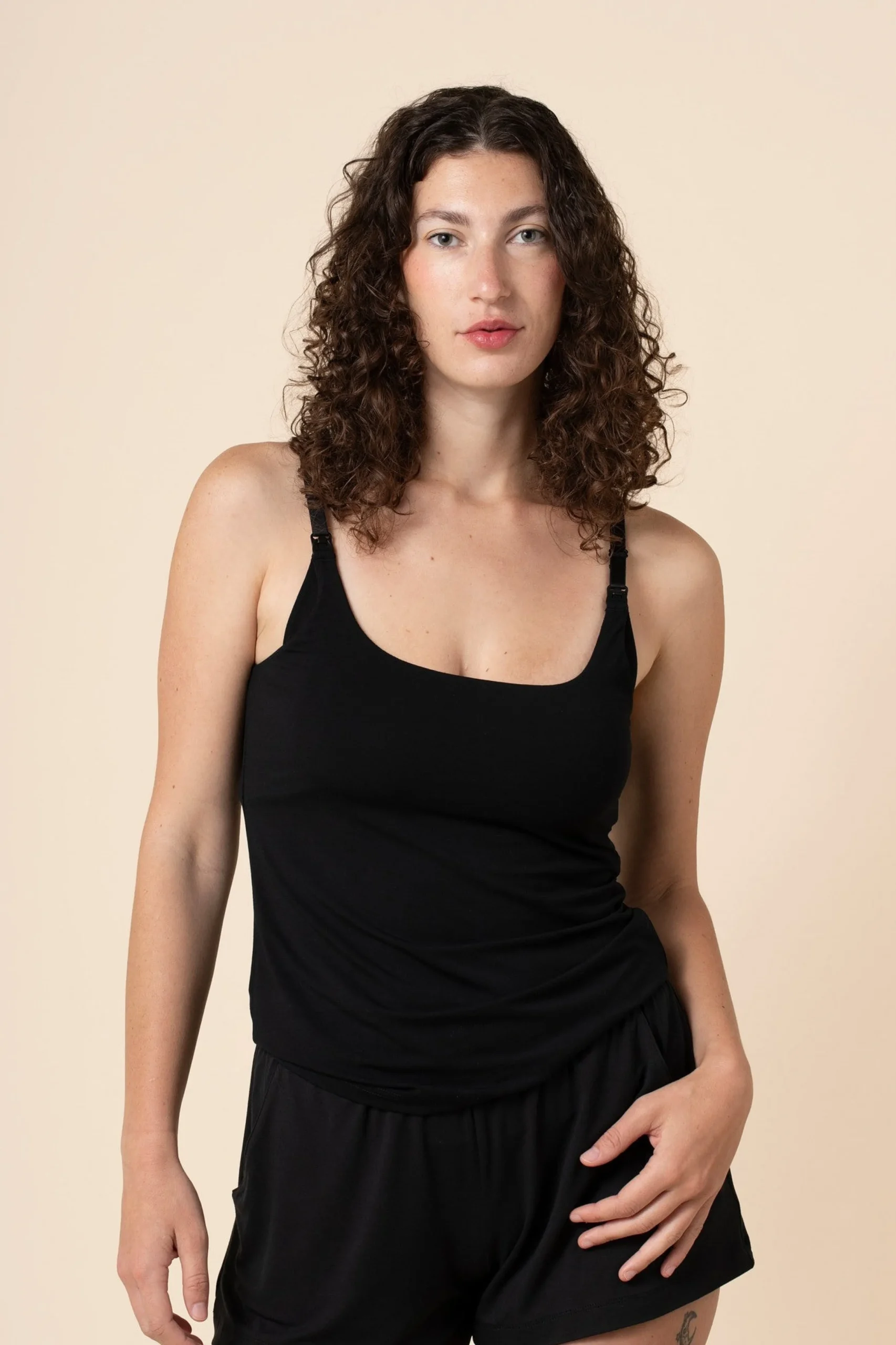 Women's Nursing Tank in Midnight