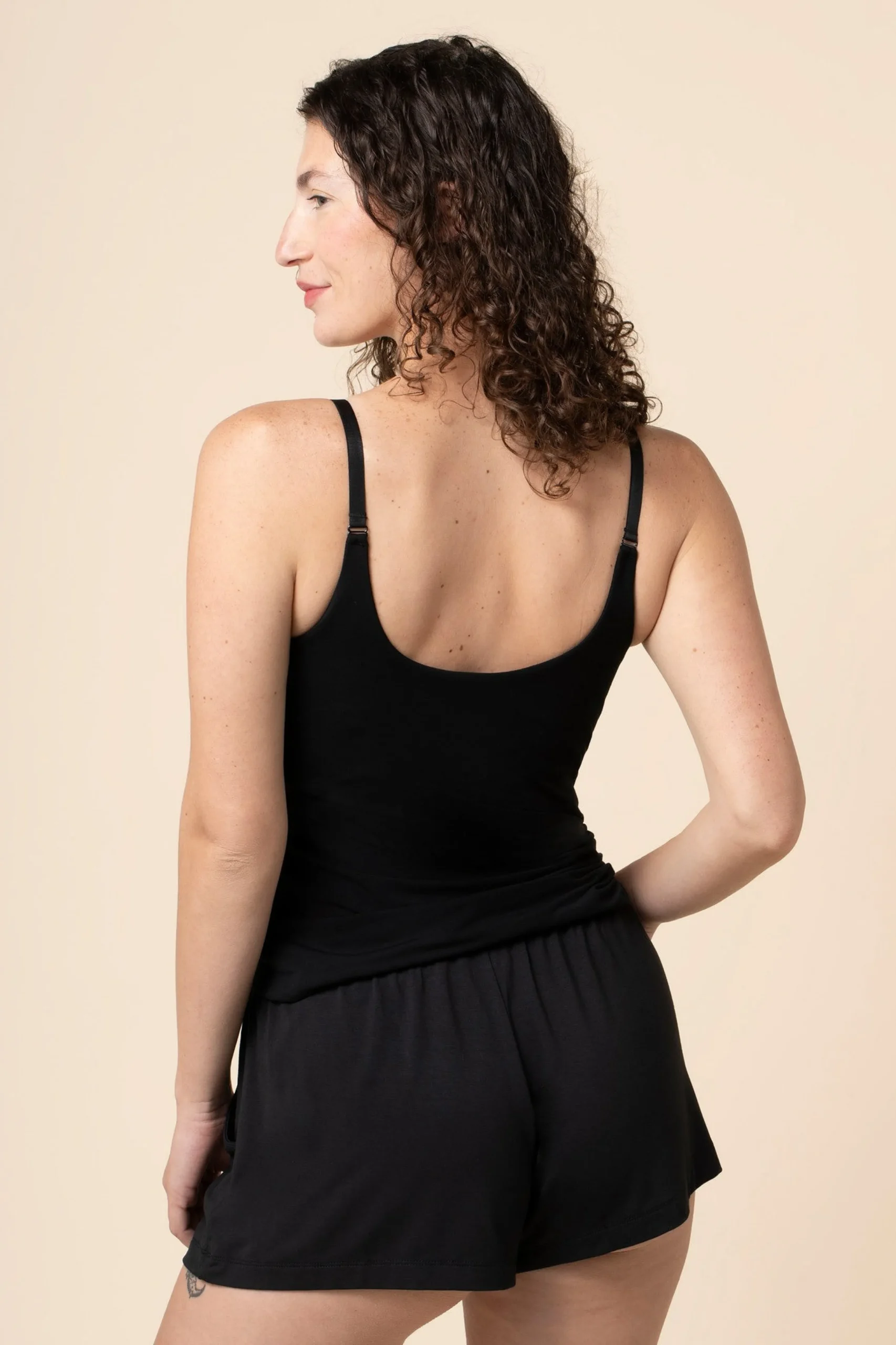 Women's Nursing Tank in Midnight