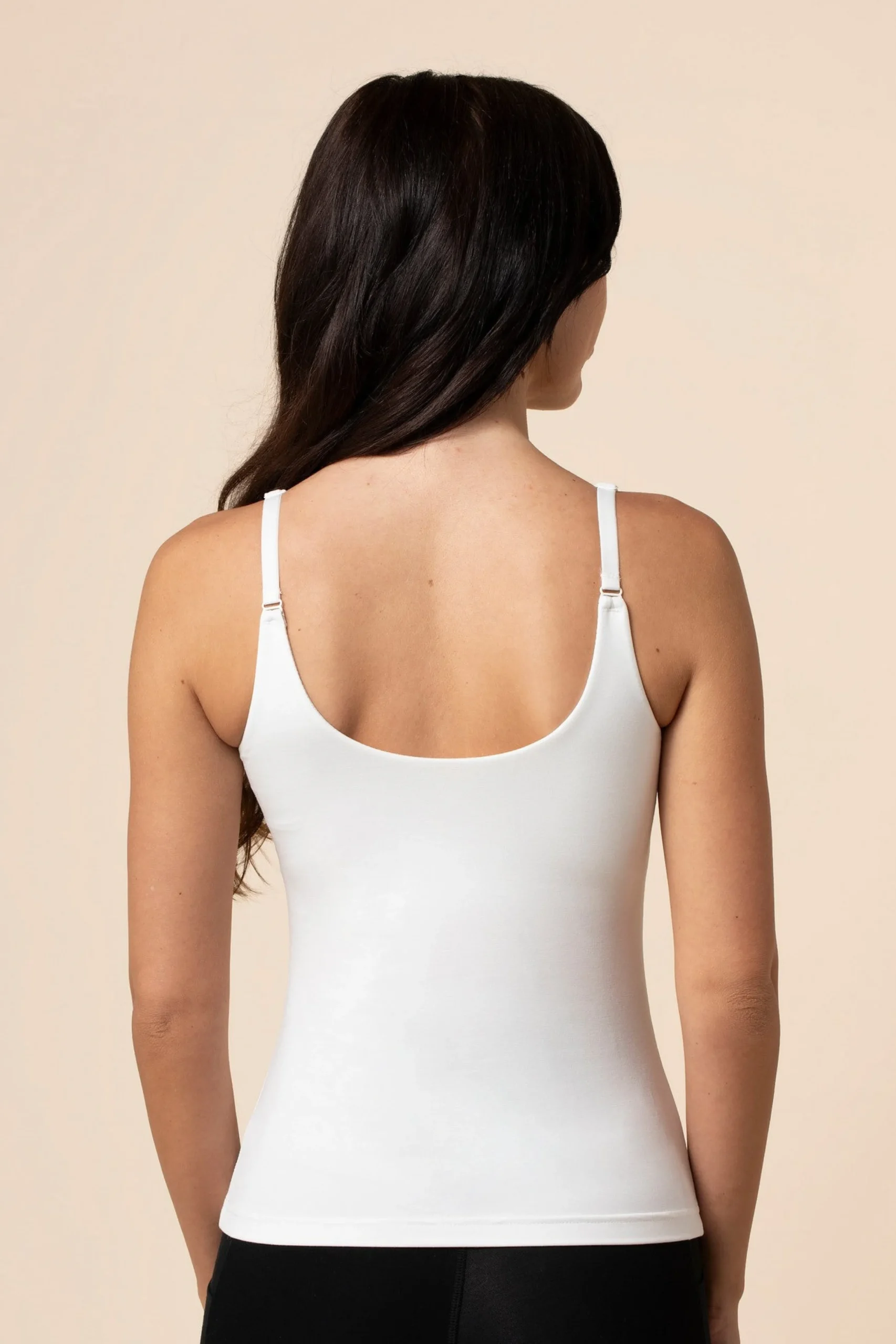 Women's Nursing Tank in Snow