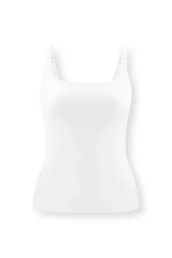 Women's Nursing Tank in Snow