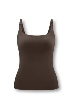 Women's Nursing Tank in Toffee