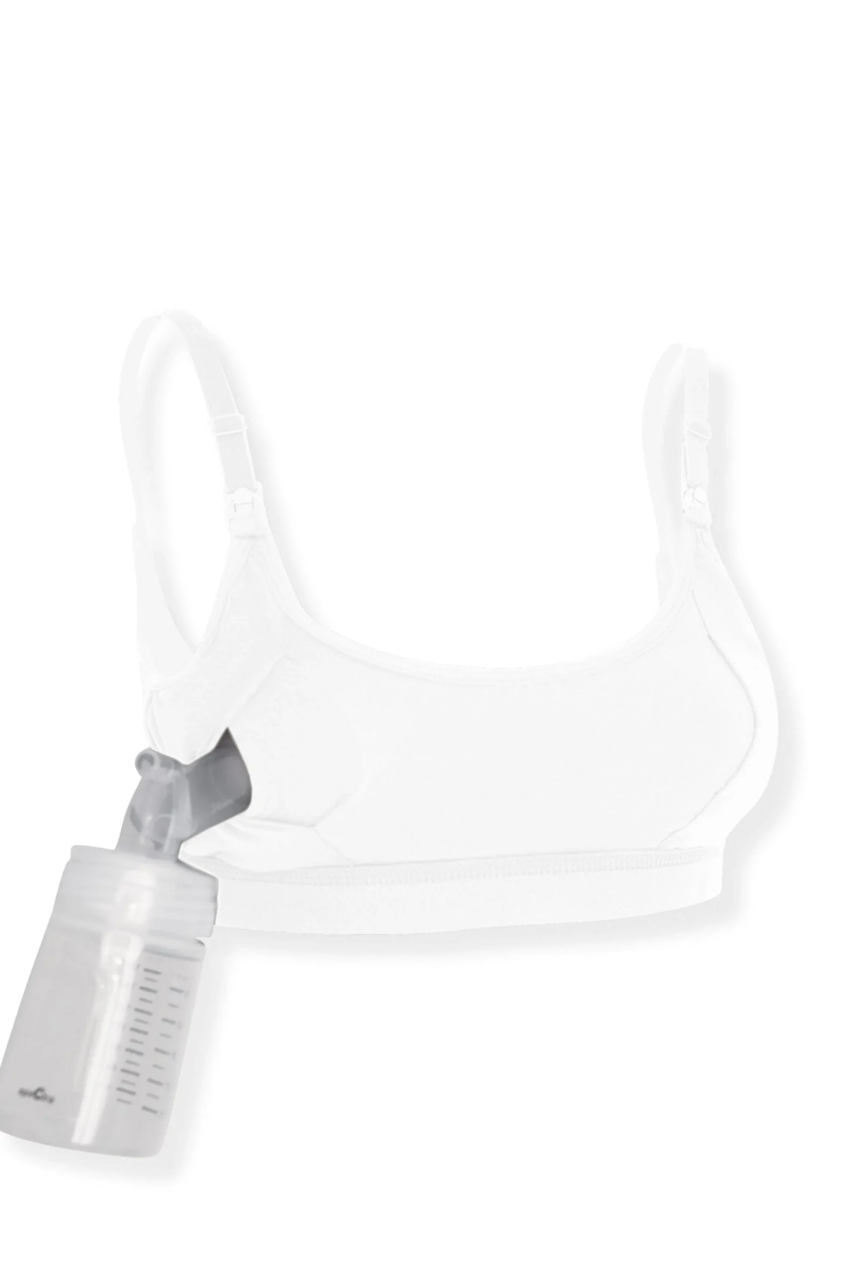 Women's Pumping Bra in Snow