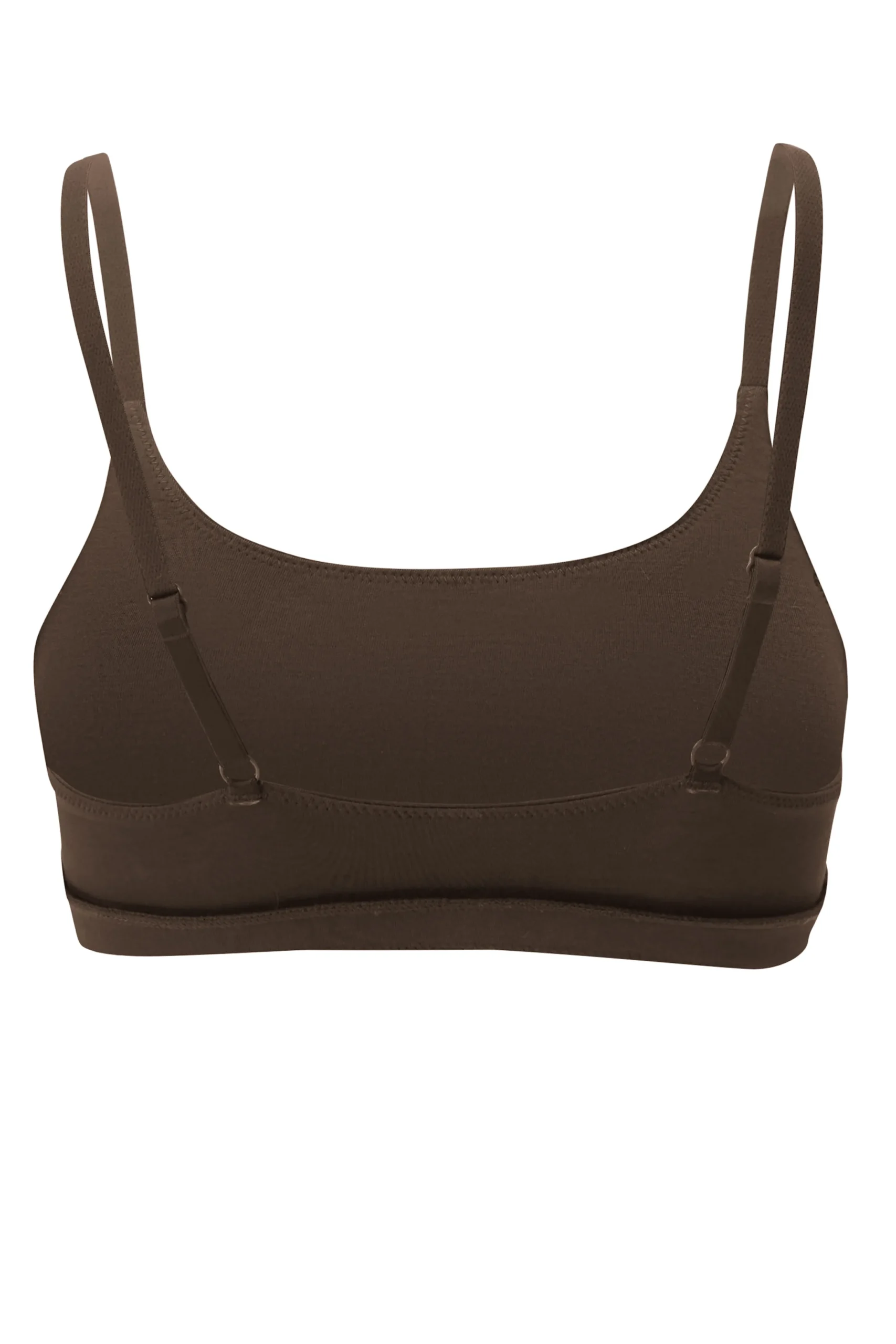 Women's Scoop Neck Bralette in Toffee