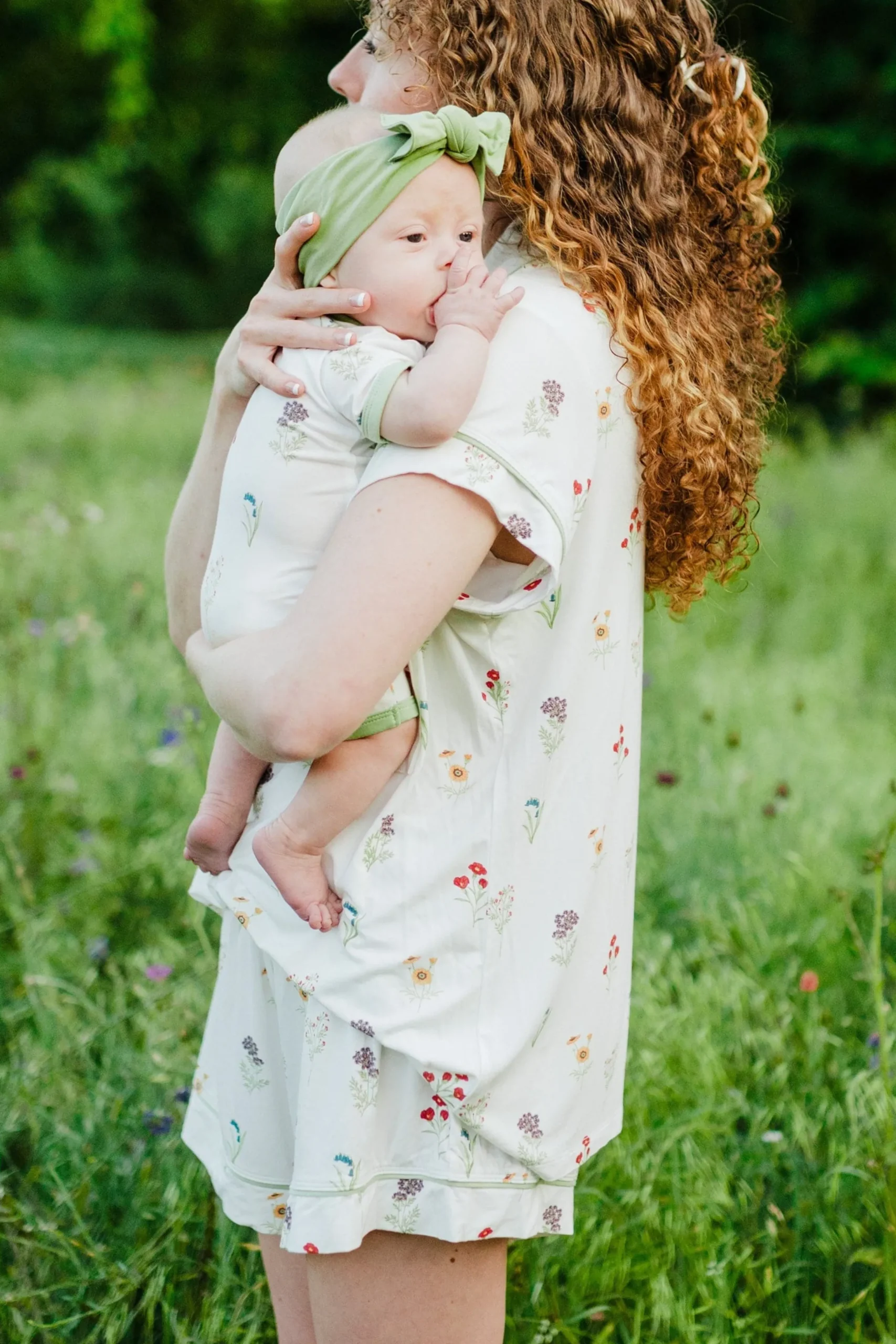Women’s Short Sleeve Pajama Set in Wildflower