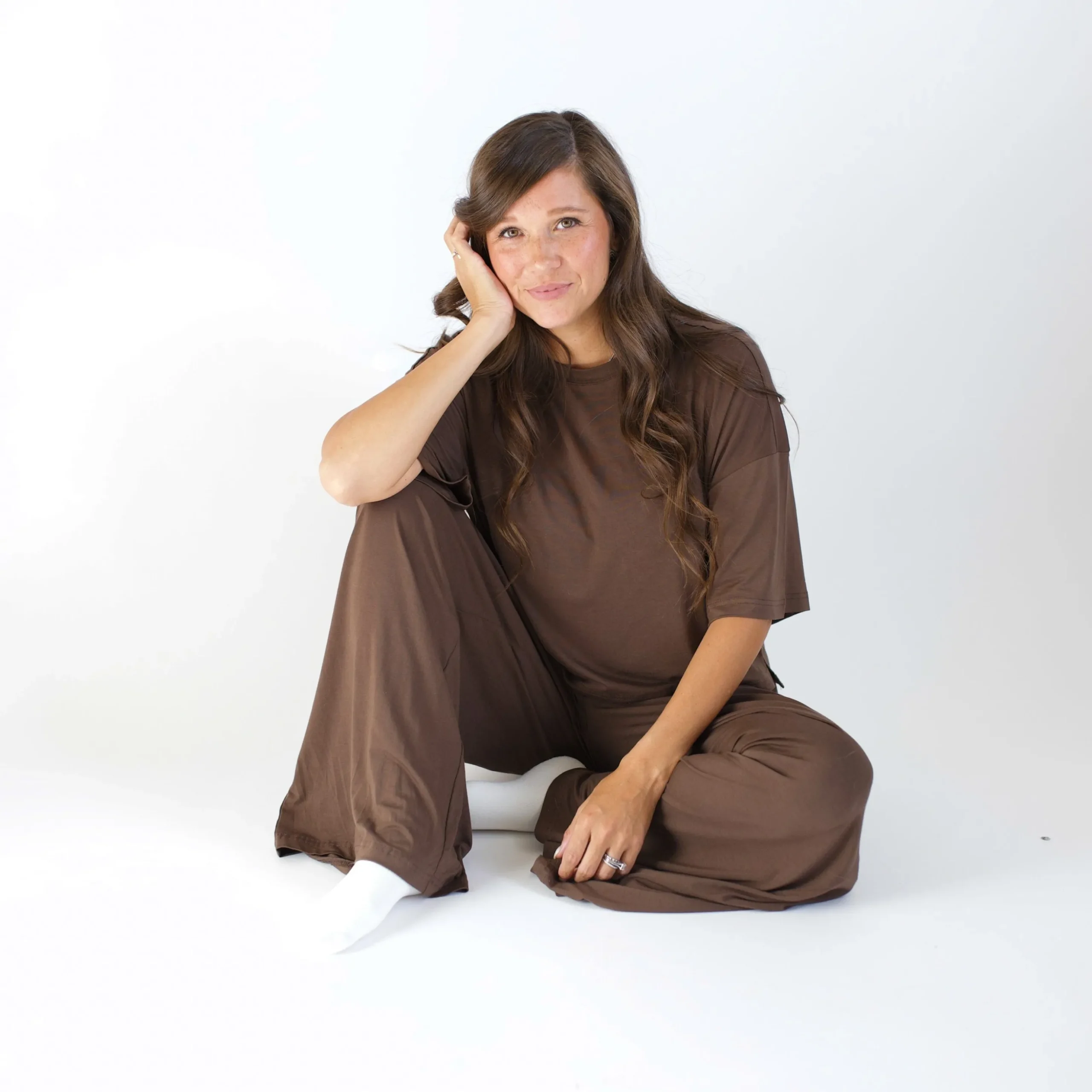Women's Short Sleeve Tee in Espresso