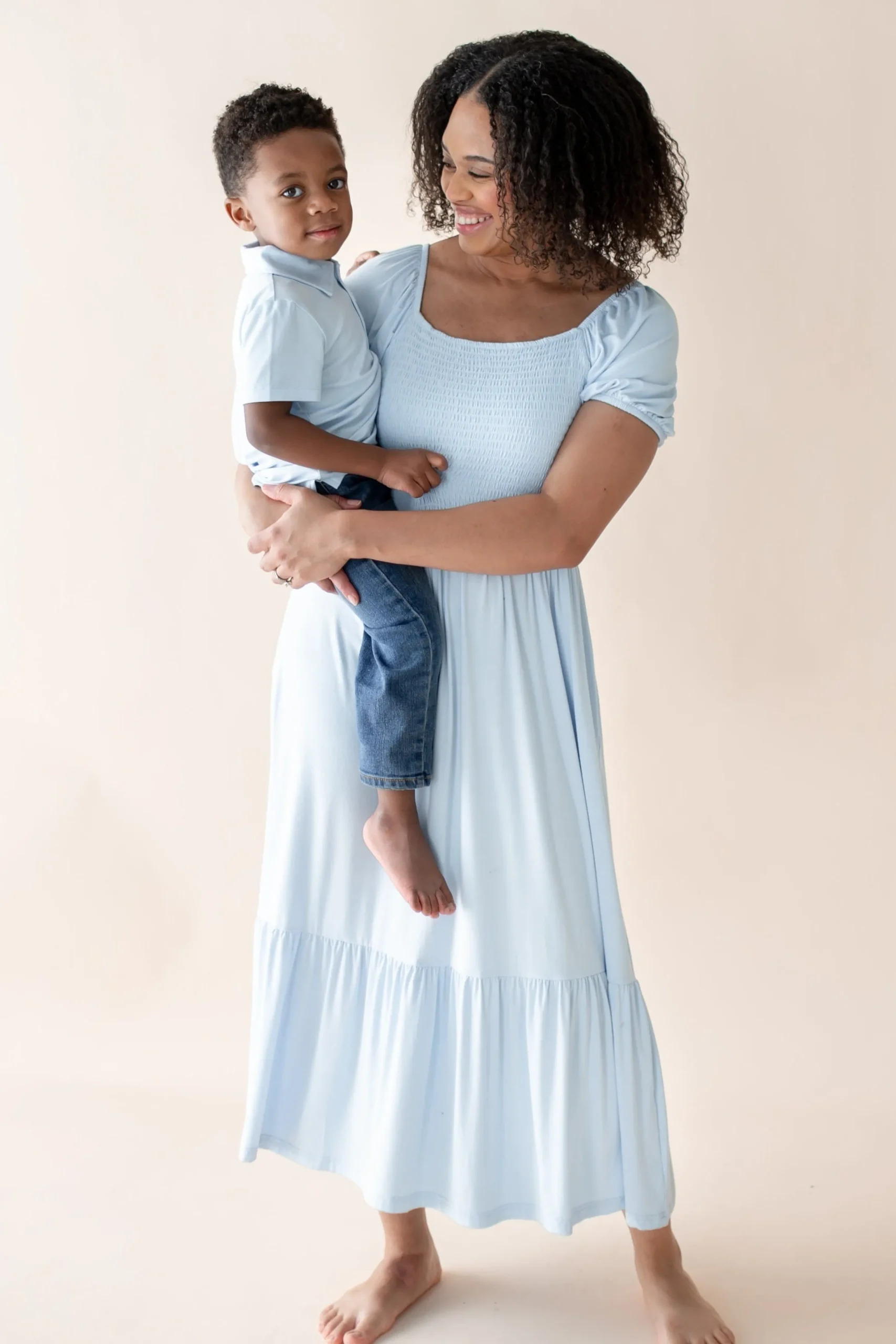 Women’s Smocked Dress in Breeze