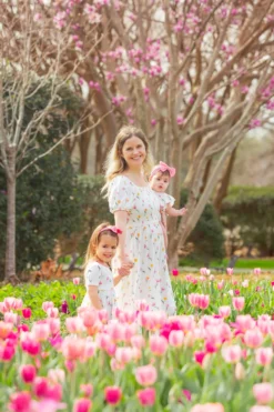Women’s Smocked Dress in Tulip