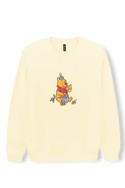 Women's Sweatshirt in Winnie the Pooh on Chamomile