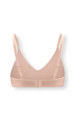 Women's V-Neck Bra in Chai