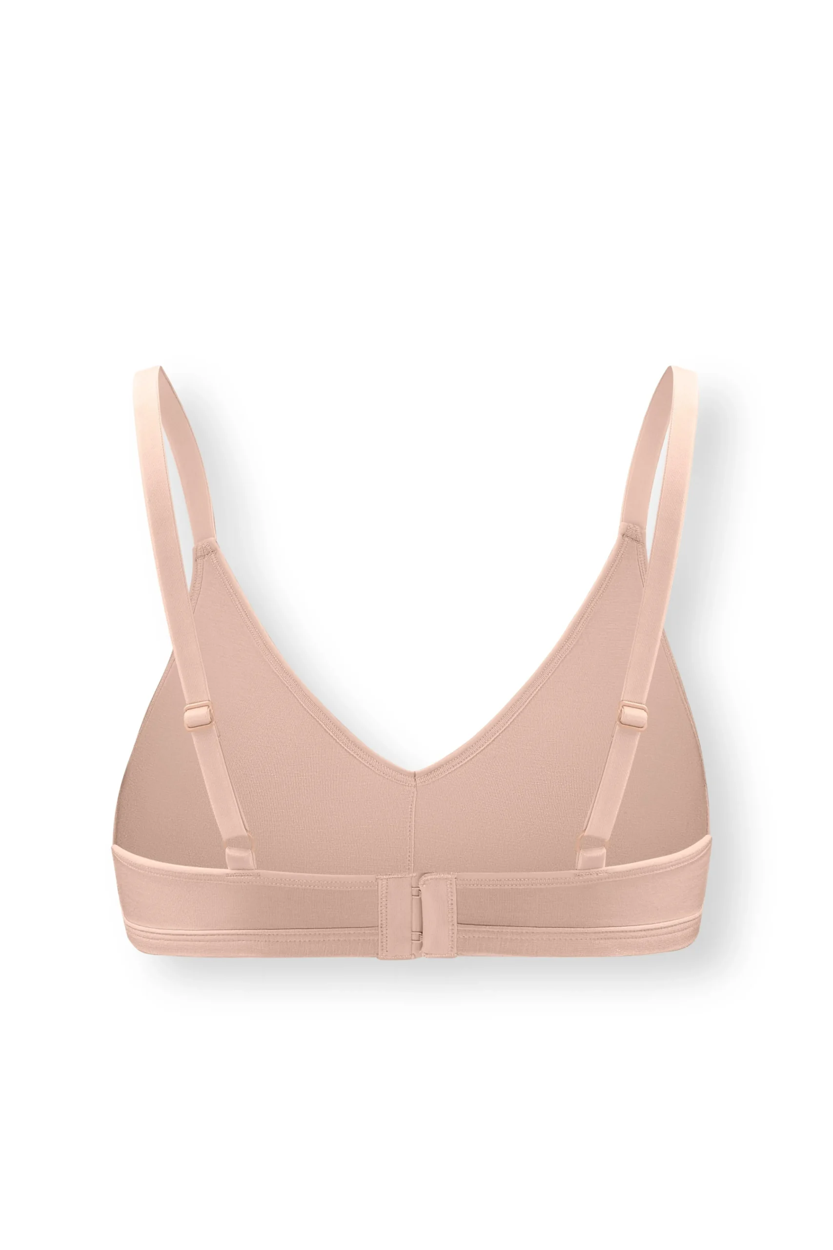 Women's V-Neck Bra in Chai
