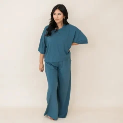 Women's Wide Leg Pant in Atlantic