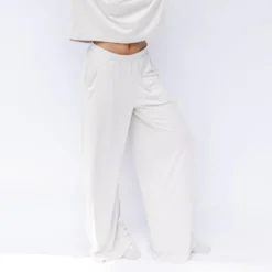 Women's Wide Leg Pant in Oat