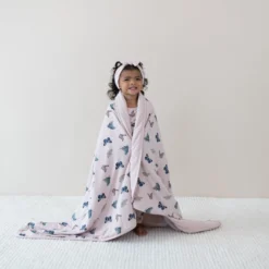 Youth Blanket in Blush Butterfly 2.5