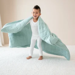 Youth Blanket in Sage 1.0