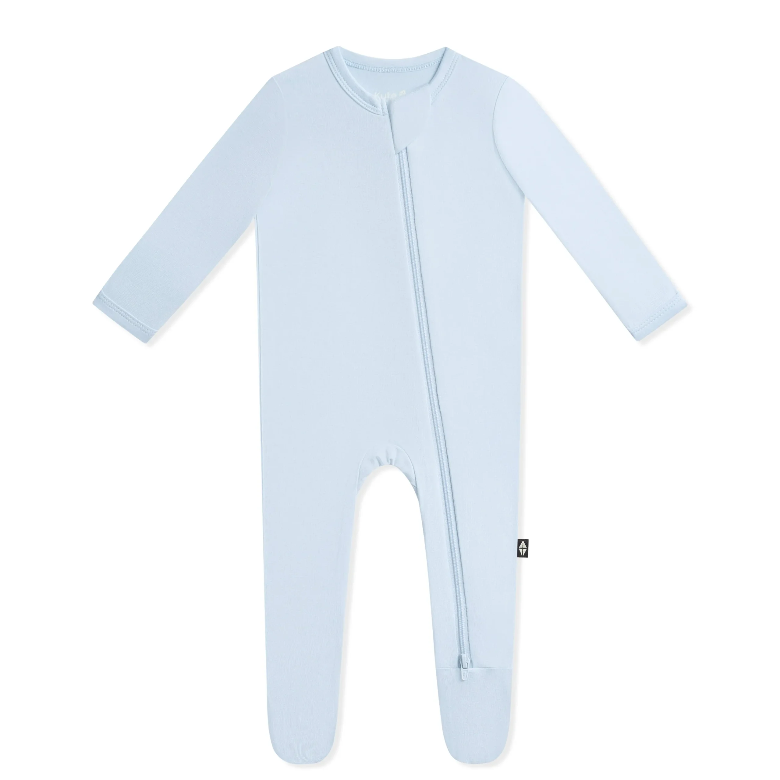 Zippered Footie in Breeze