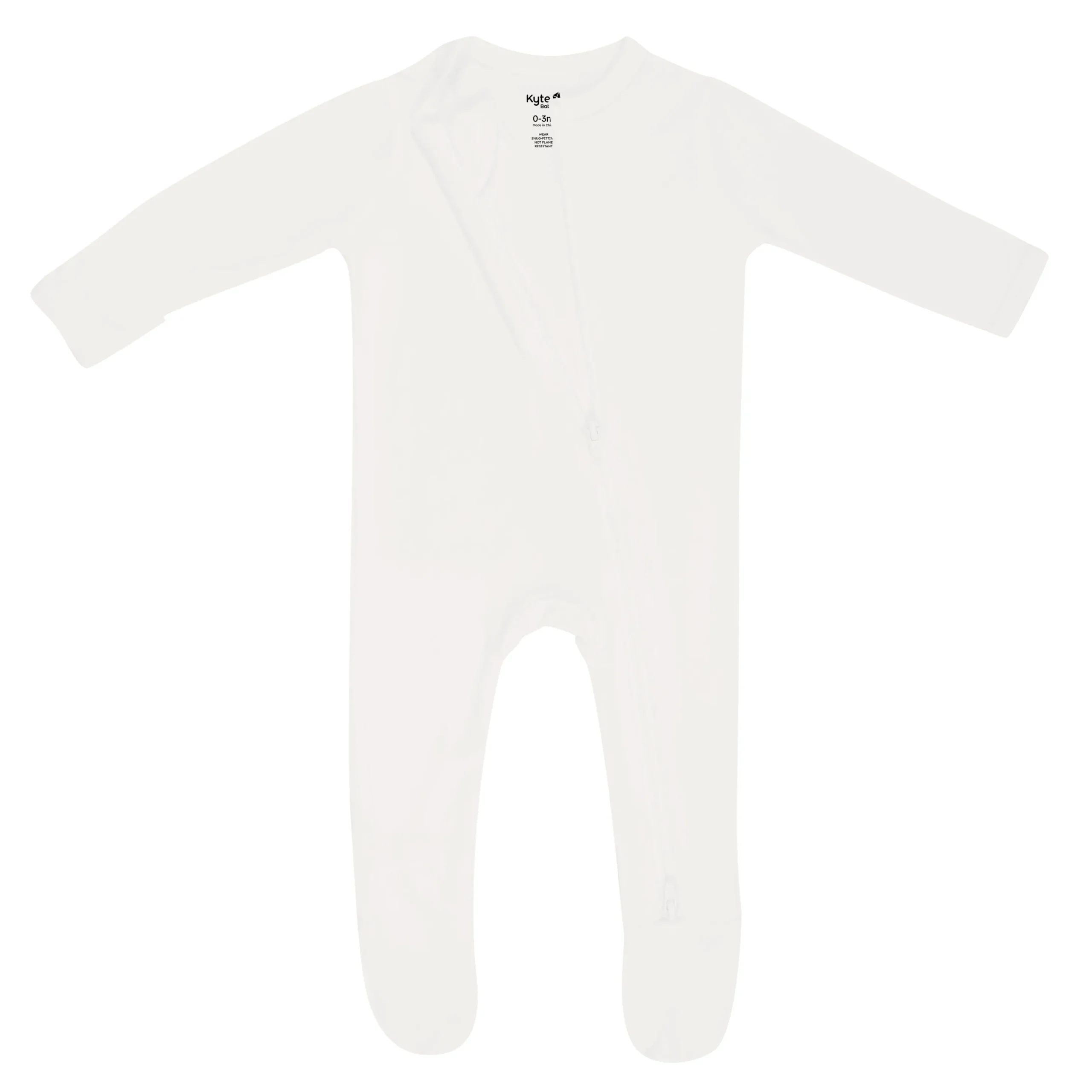 Zippered Footie in Cloud