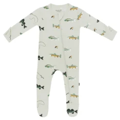 Zippered Footie in Fishing
