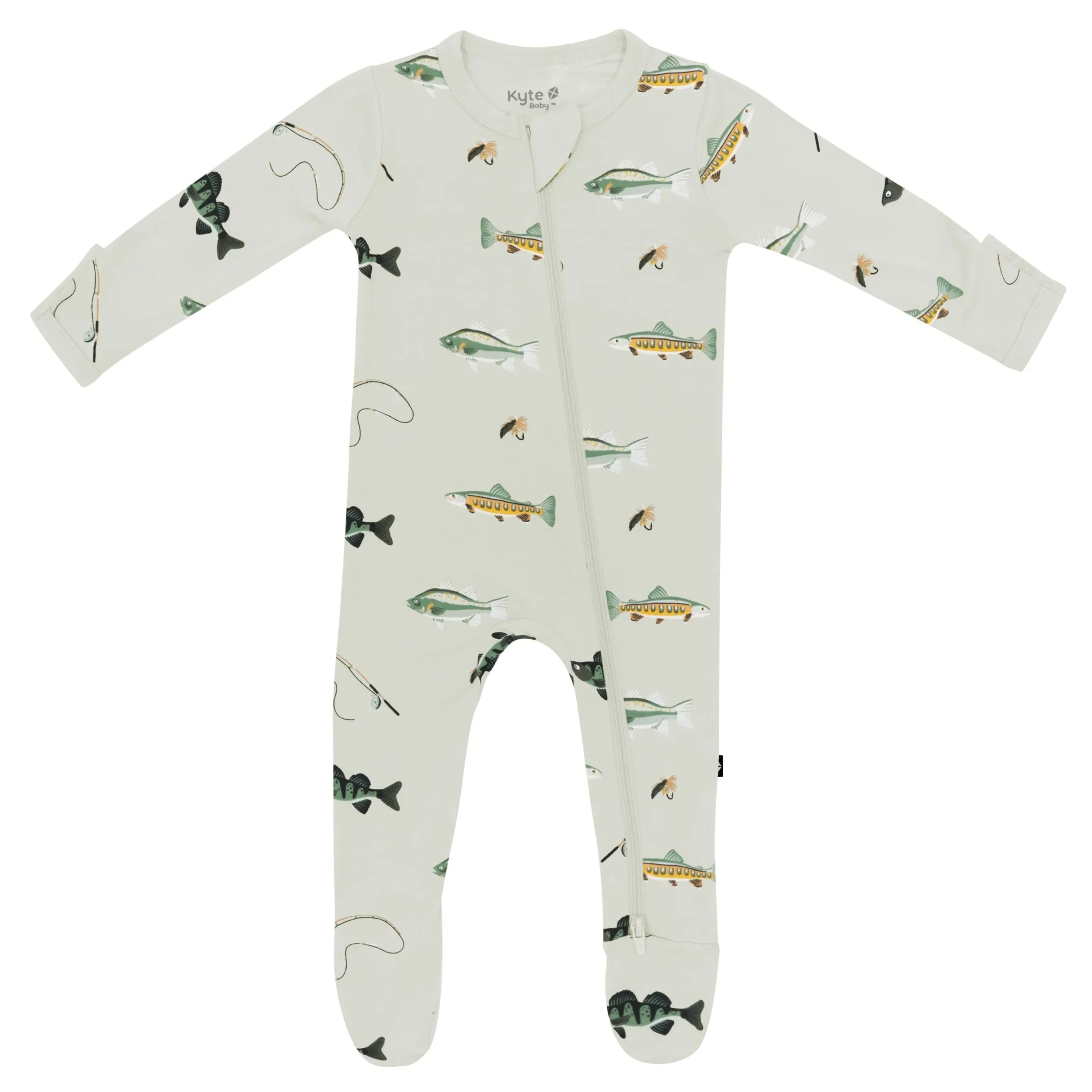 Zippered Footie in Fishing