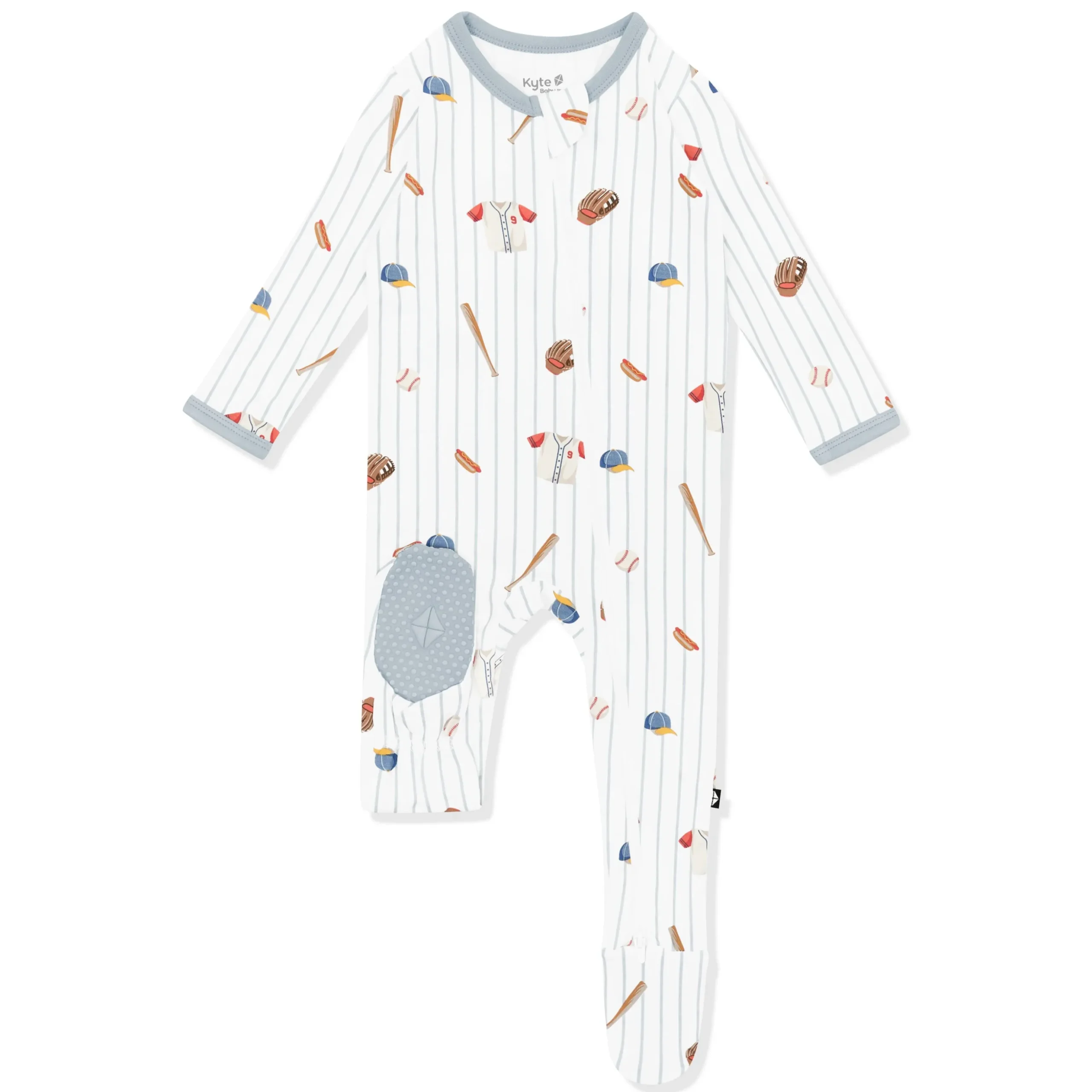 Zippered Footie in Home Run
