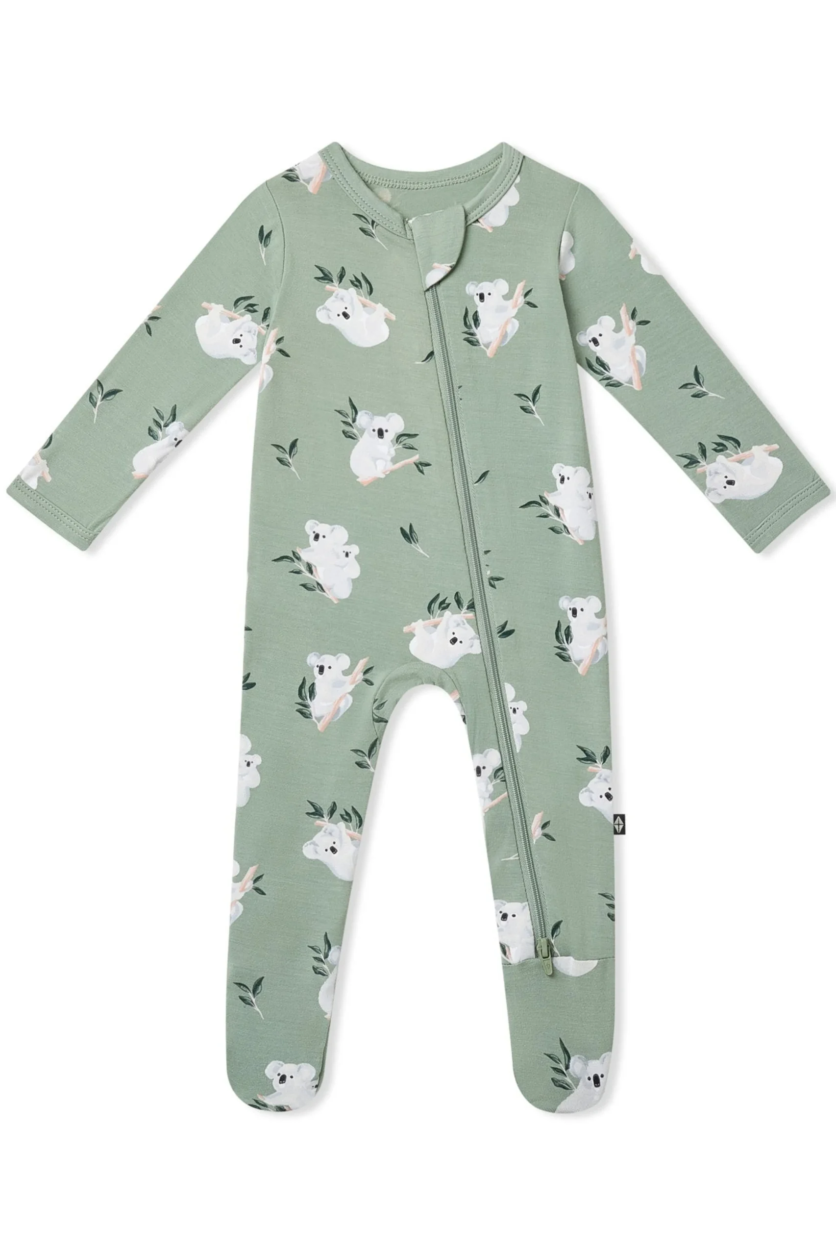 Zippered Footie in Koala