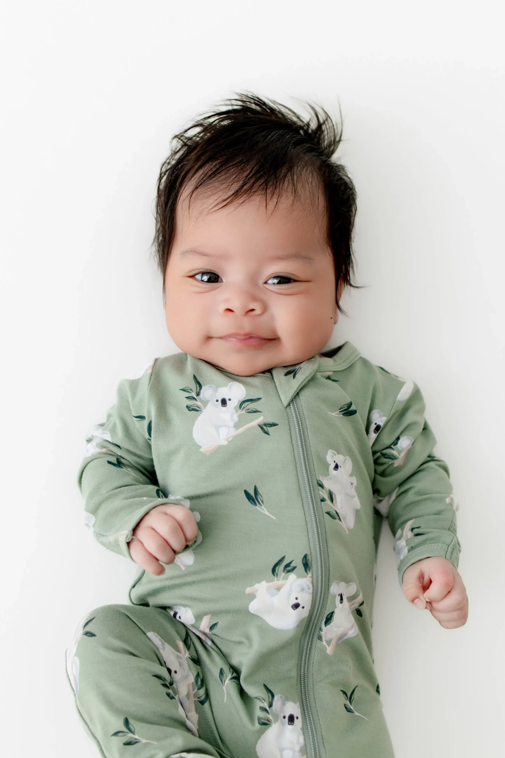 Zippered Footie in Koala