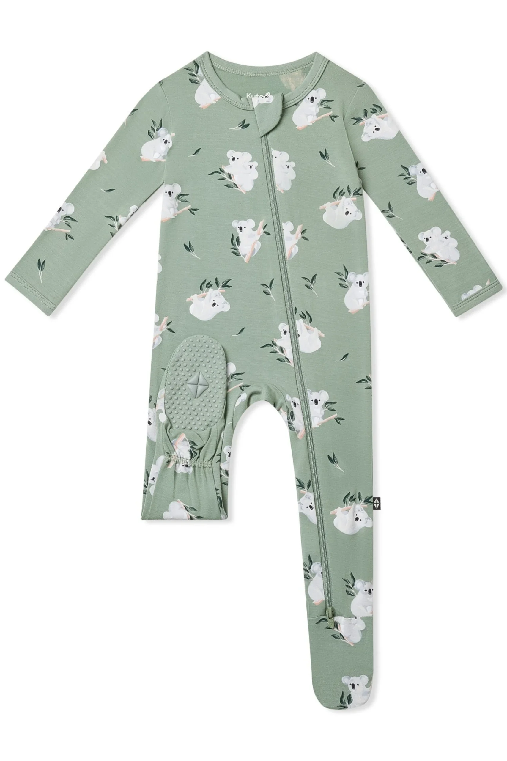 Zippered Footie in Koala