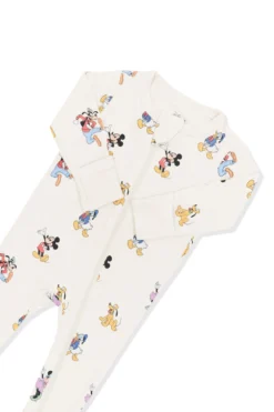 Zippered Footie in Mickey Mouse and Friends