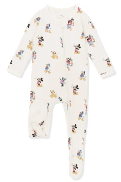 Zippered Footie in Mickey Mouse and Friends