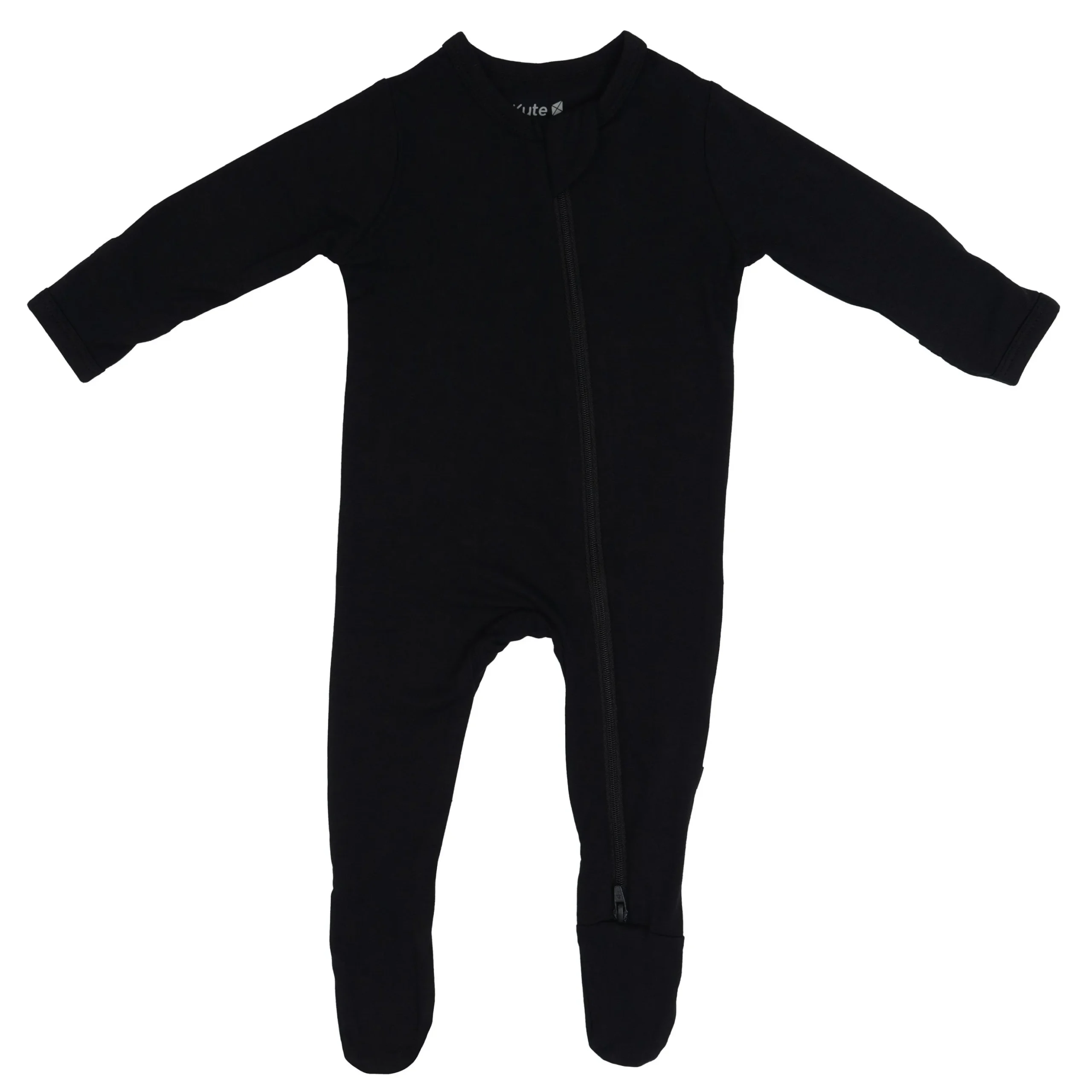 Zippered Footie in Midnight