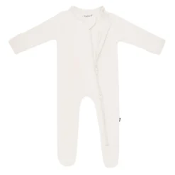 Zippered Footie in Oat