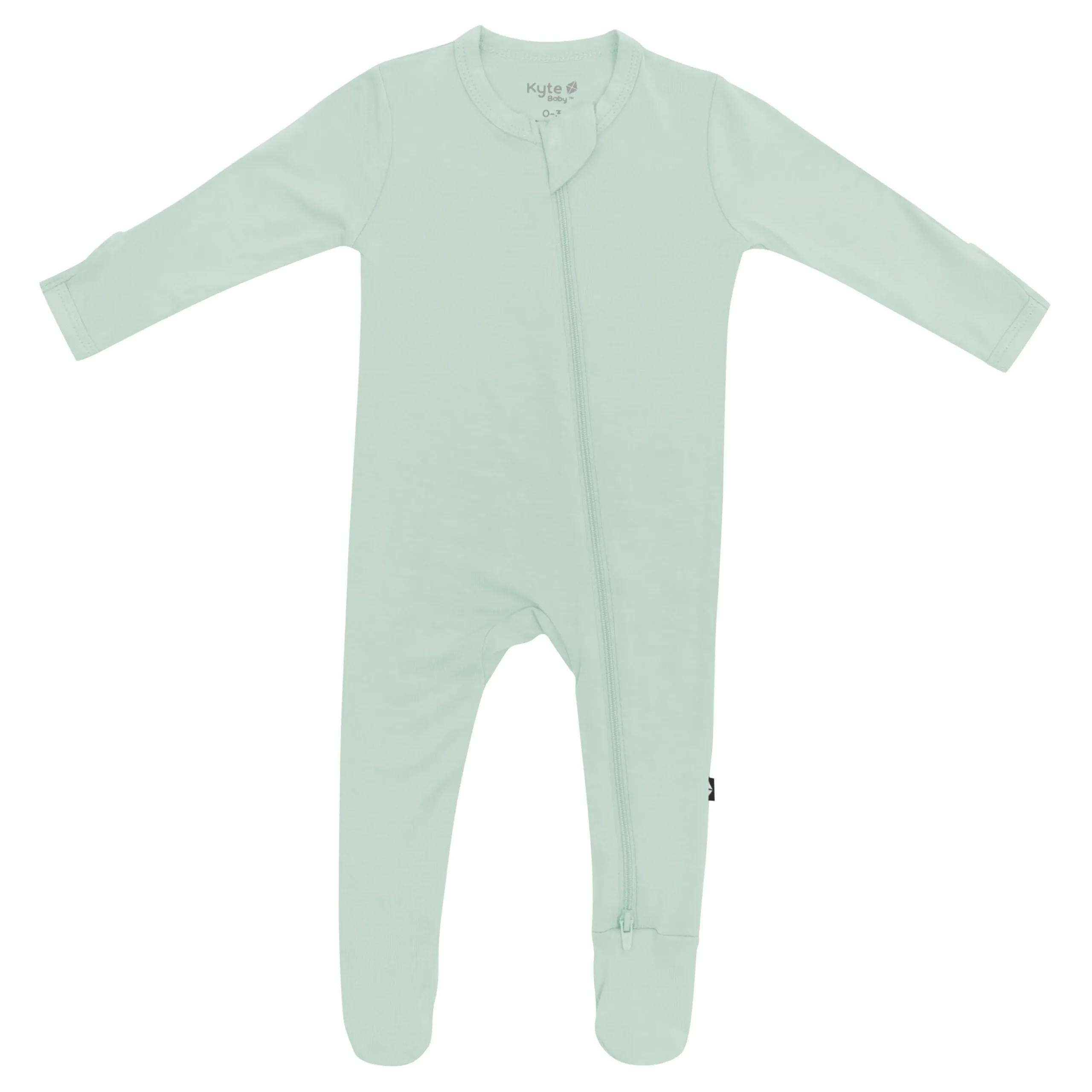 Zippered Footie in Sage