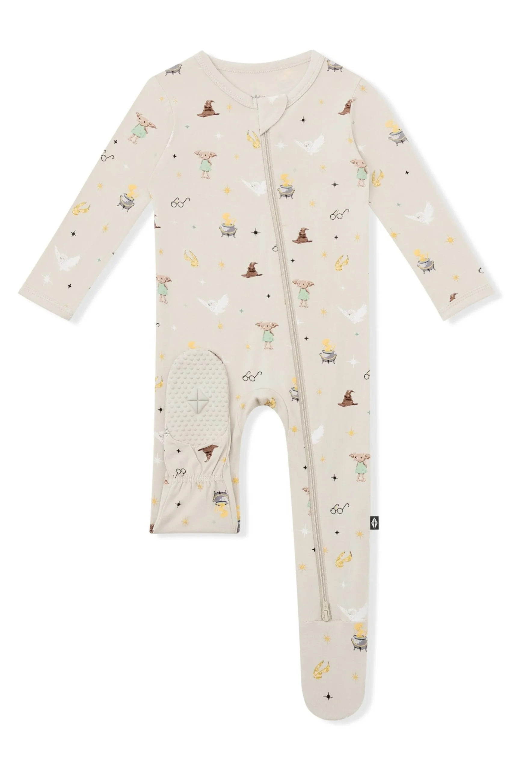 Zippered Footie in Starry Icon