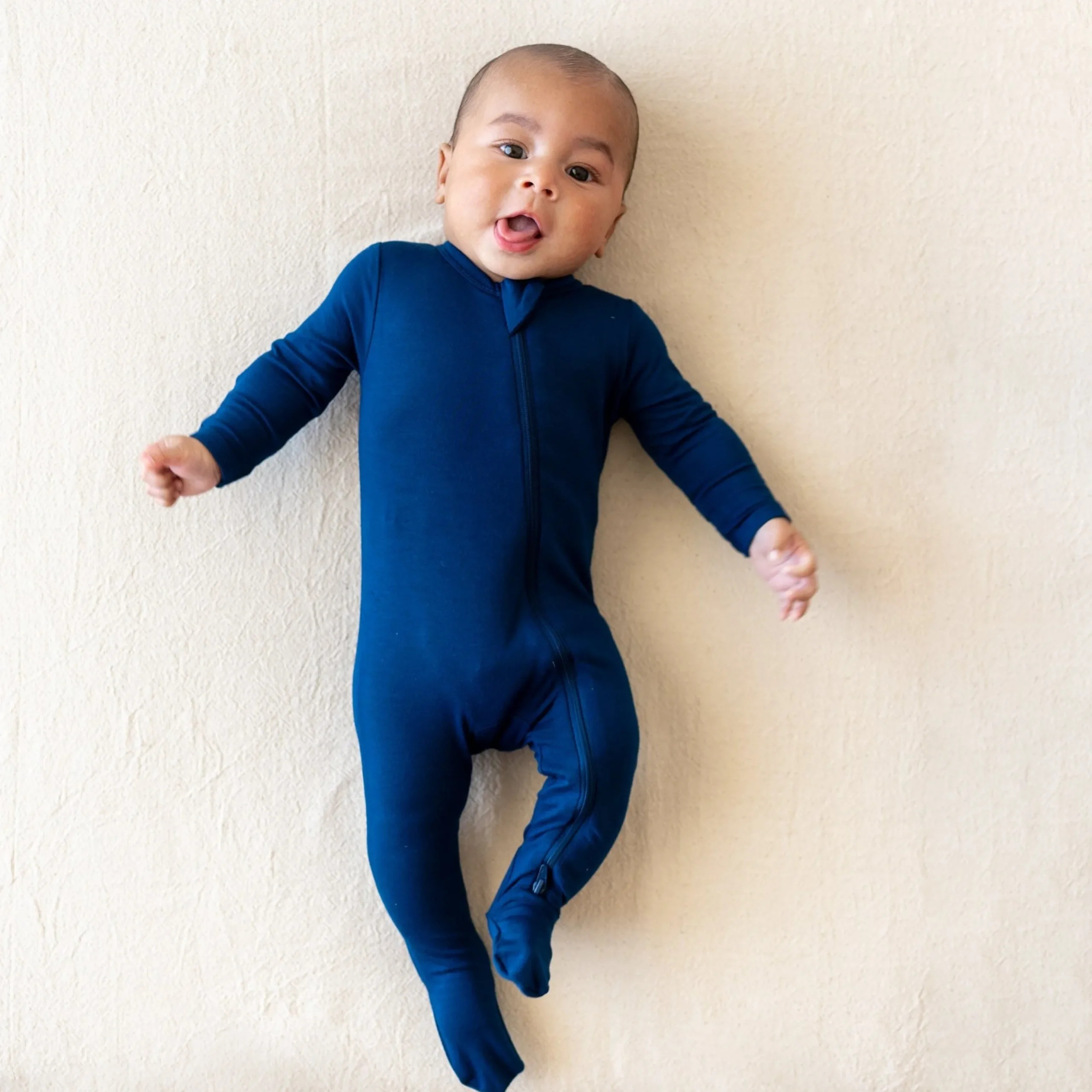 Zippered Footie in Tahoe